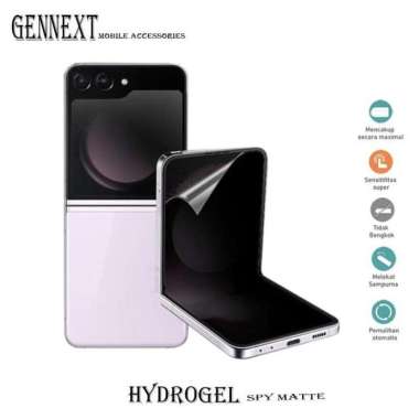 ANTI GORES JELLY HYDROGEL spy MATTE SAMSUNG GALAXY Z ZFLIP FLIP 5 FULL LAYAR DALAM Z FLIP 5