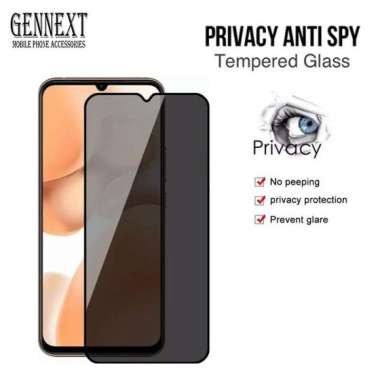 Tempered Glass Privacy Anti Spy Full Glue Samsung A34 A6 A6PLUS PLUS SAM A6 PLUS