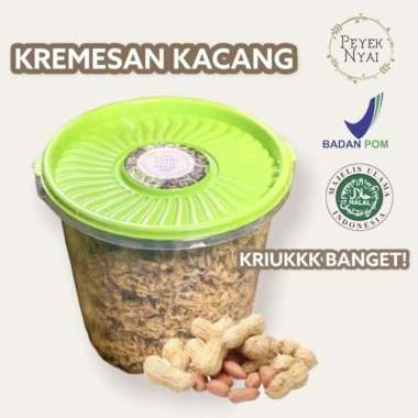 Kremes Kacang Peyek Nyai (Toples 5 Liter) Kremes kacang