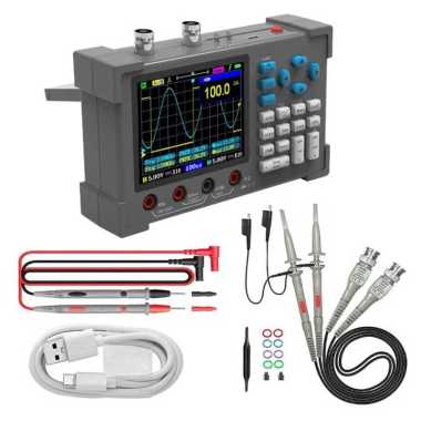 Oscilloscope Digital 3in1 Multimeter Signal Generator 3.2 Inch