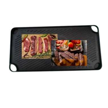 Grill Pan BBQ Die Cast Alum Griddle Anti Lengket Cookmaster CMG907