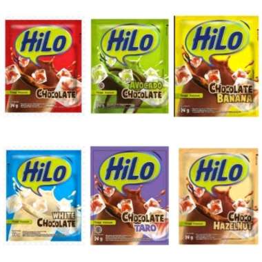 HILO Renceng 10 sachet Rasa Coklat Taro