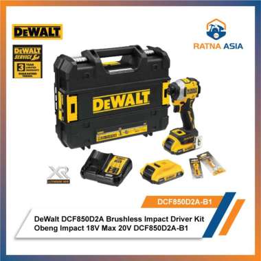 Dewalt DCF850D2A Brushless Impact Driver Kit Obeng Impact 18V Max 20V