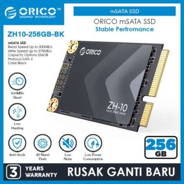 ORICO mSATA SSD 128GB/256GB/512GB/1TB/2TB - ZH10 256GB
