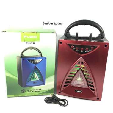 Speaker Aktif Super Bass Fleco F5831 USB Memori Radio Aux HP