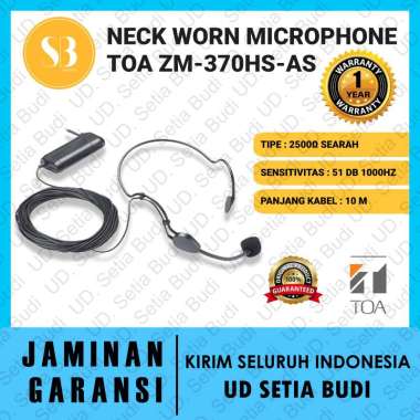 Microphone Headset / Mic Headset TOA ZM-370HS-AS