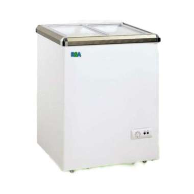 Jual Rsa Sliding Flat Glass Freezer 100 Liter Xs-110 Di Seller ...