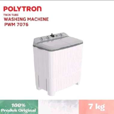 Mesin cuci 2 tabung polytron PWM-7076 7kg