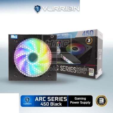 Power Supply 450W Vurrion ARC 450W 80+ RGB BLACK