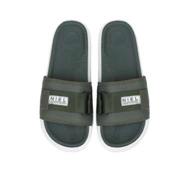 Supervice Sandal Pria Hitam - Dima 2.0 Silde 43 Hijau