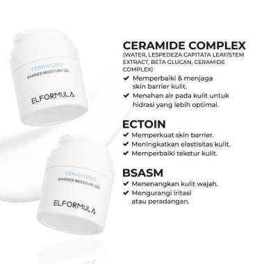 ELFORMULA Intensive Care Facial Cleansing Peeling Solution Cerahydro Moisturizer Gel EF Cerahydro Mo