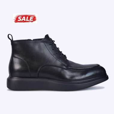 EVERBEST SEPATU BOOT PRIA ORIGINAL KULIT ASLI ORI BOOTS FORMAL CASUAL KASUAL BRANDED TERBARU HITAM B
