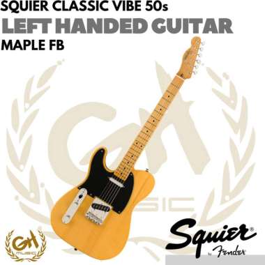 Squier Classic Vibe 50s Telecaster Left-Handed, Maple FB - GITAR KIDAL - Butterscotch Butterscotch