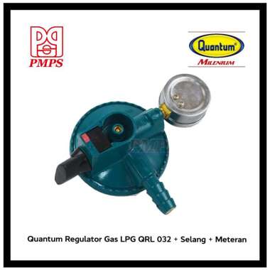 Quantum Regulator Gas LPG QRL 032 + Selang + Meteran