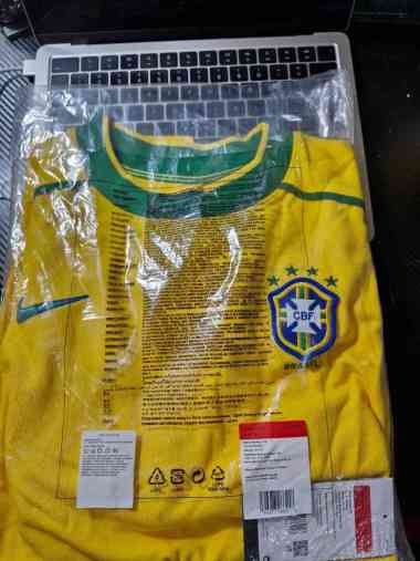 Original Brazilll Home Kit 1998 Reissue Jersey BNWT RARE