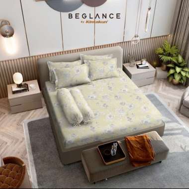 BEGLANCE Sprei Tencel Lyocell Set Fitted 200 x 200 Super Soft Premium Tinggi 40 cm - Multivarian Ech