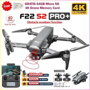 SJRC SJRC F22 S2 Pro+ GPS 2-Axis Gimbal 4K 6KM 35 Min RC Quadcopter F22 S2 Pro Plus / F22 / F22s