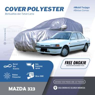 Body Cover Mazda 323 Interplay Sarung Selimut Mantel Mobil Mazda 323 Waterproof Cover+Pengait
