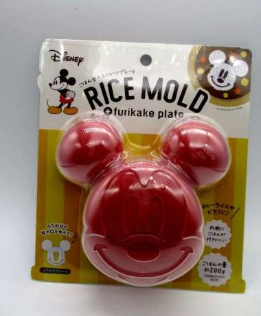 Mickey Mouse Rice Mold + Furikake Plate