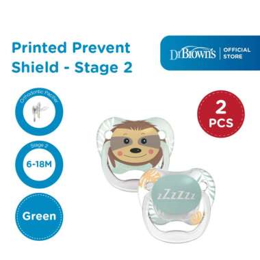 Dr.Brown's Prevent Printed Shield Pacifier S2 Tosca