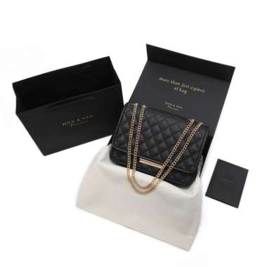 Hon & Yan Louis Sling Bag Tas Selempang Wanita Black