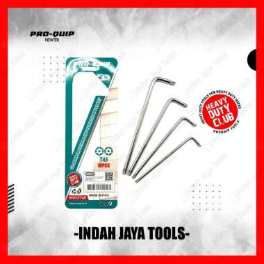 PRO-QUIP TAMPER Kunci L Bintang T20 T25 T27 T30 T40 T45 T50 Lobang Lubang Star Extra Long Key Torx T