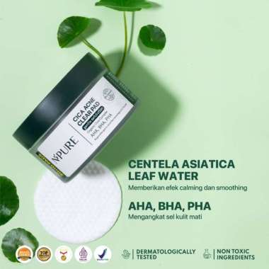 NPURE Acne Clear Pad Cica NPURE Brightening Exfoliating Pad Licorice Acne Pad