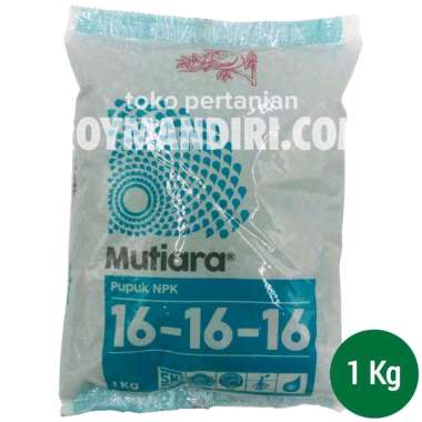 PUPUK NPK MUTIARA 16-16-16 1 KG