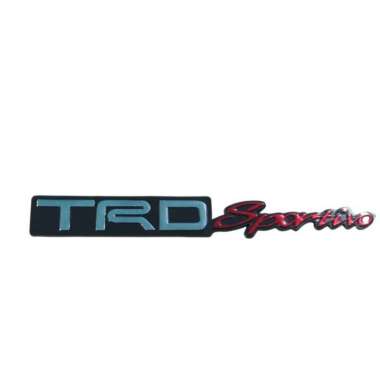 Emblem logo Toyota TRD Sportivo bagasi pintu belakang mobil aksesories Terbaik