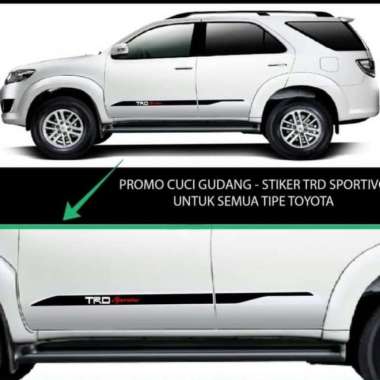 STIKER BODY SAMPING TRD SPORTIVO TOYOTA INNOVA Terbaik