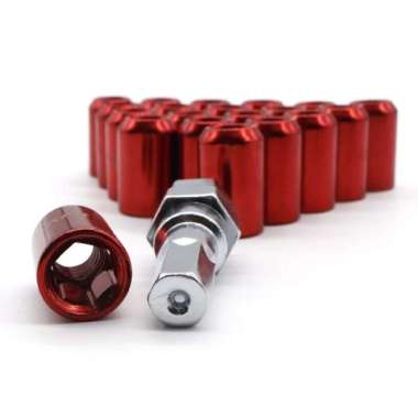 Honda Kia Mur Baut Racing Velg Roda Mobil Lugnut Seneka Kunci L Merah