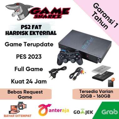 Ps2 fat Hdd external murah Playstation Ps 2 fat Sony Hardisk 160GB - TERMASUK MEMORY