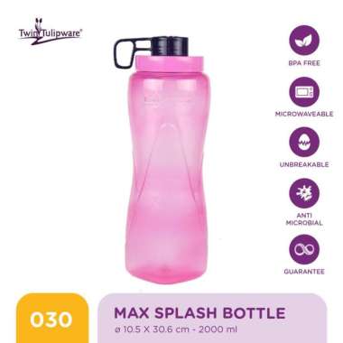 Botol Minum Twin Tulipware Max Splash Bottle PL