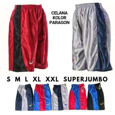 Celana pendek olahraga/Kolor super jumbo/celana kolor pria/Celana bola/celana Big size XXXL/XXXL Sup