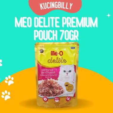 Meo Delite premium cat pouch 70gr Delite TunaCrab
