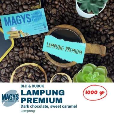 Kopi Robusta Lampung 250 biji bubuk Kasar/Coarse 1000 gram