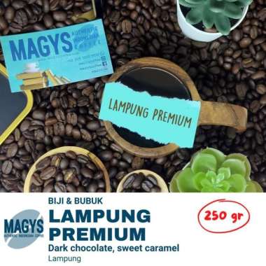 Kopi Robusta Lampung 250 biji bubuk Kasar/Coarse 250 gram