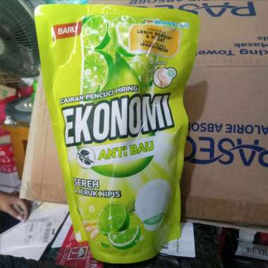 Ekonomi power liquid 650ml sabun cuci piring 650ml SEREH