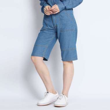 2nd RED Celana Pendek Skena Denim Chambay Mid Biru 262403 L