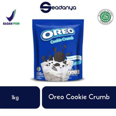 Oreo Cookie Crumb 1kg Oreo Remah - Halal MUI & BPOM