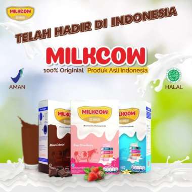 MILKCOW SUSU GEMUK / MILK WEIGHT FULL CREAM BPOM AMPUH MILKCOW+COKLAT