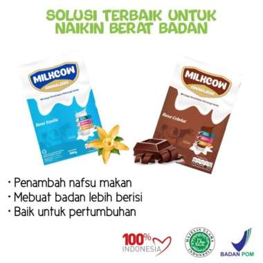 MILKCOW SUSU GEMUK / MILK WEIGHT FULL CREAM BPOM AMPUH Coklat