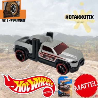 Hotwheels Mobil Pickup Truck Diesel Duty Silver Abu 2011 HW Premiere