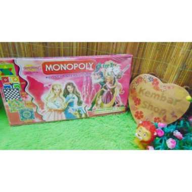 Monopoli Besar 5 in 1 Karakter Random (Ludo Halma Ular Tangga Catur Monopoli)
