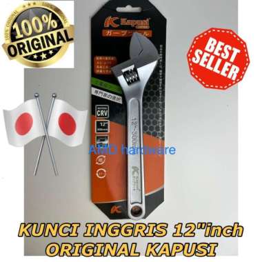 KUNCI INGGRIS 12" 10" 8" inch TEKIRO KAPUSI ORIGINAL ADJUSTABLE WRENCH TEKIRO 10 inch
