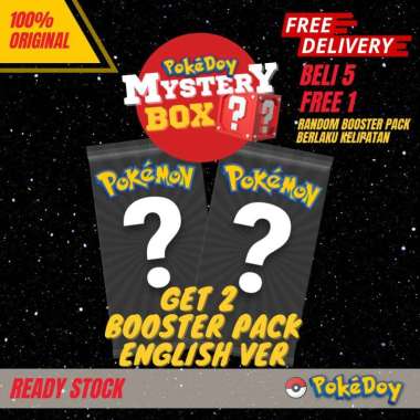 PokeDoy Mystery Box TCG Pokemon Booster Pack English Ver Kartu Card