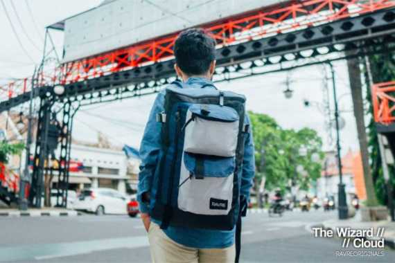 Ravre Originals - The Wizard Series Tas (backpack/laptop/ransel) - Hitam CLOUD