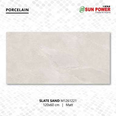 Granit Lantai Matt 120x60 - Slate Series | Sun Power Sand