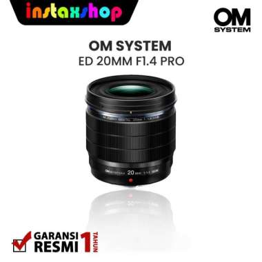 INSTAXSHOP OM System lensa ED 20mm F1.4 PRO Olympus OM SYSTEM M.Zuiko