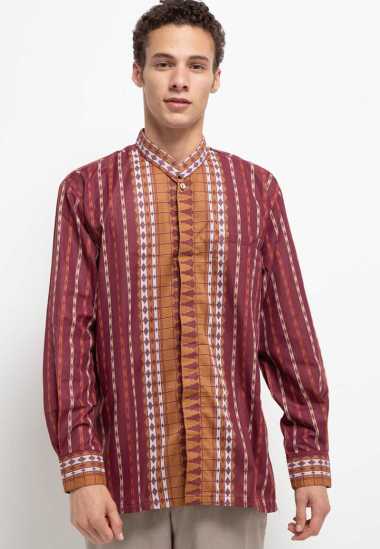 Adikusuma Koko Pria Tenun Songket 972075038 - Merah S